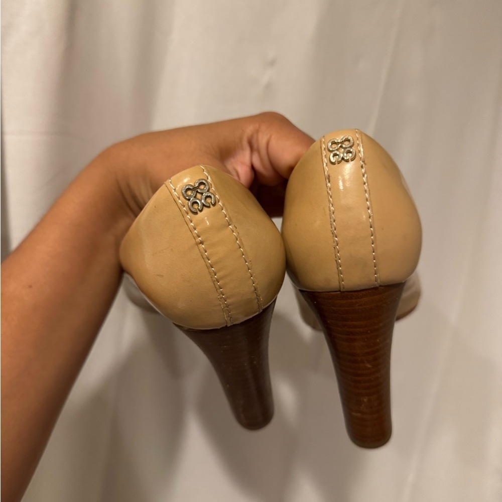 Coach Elegant Tan Women's Pumps - Picture 9 of 9